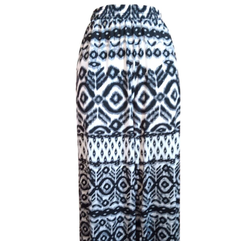 VLD Bohemian Print Wide Leg Pant | Color: Black/White | Size: S/M